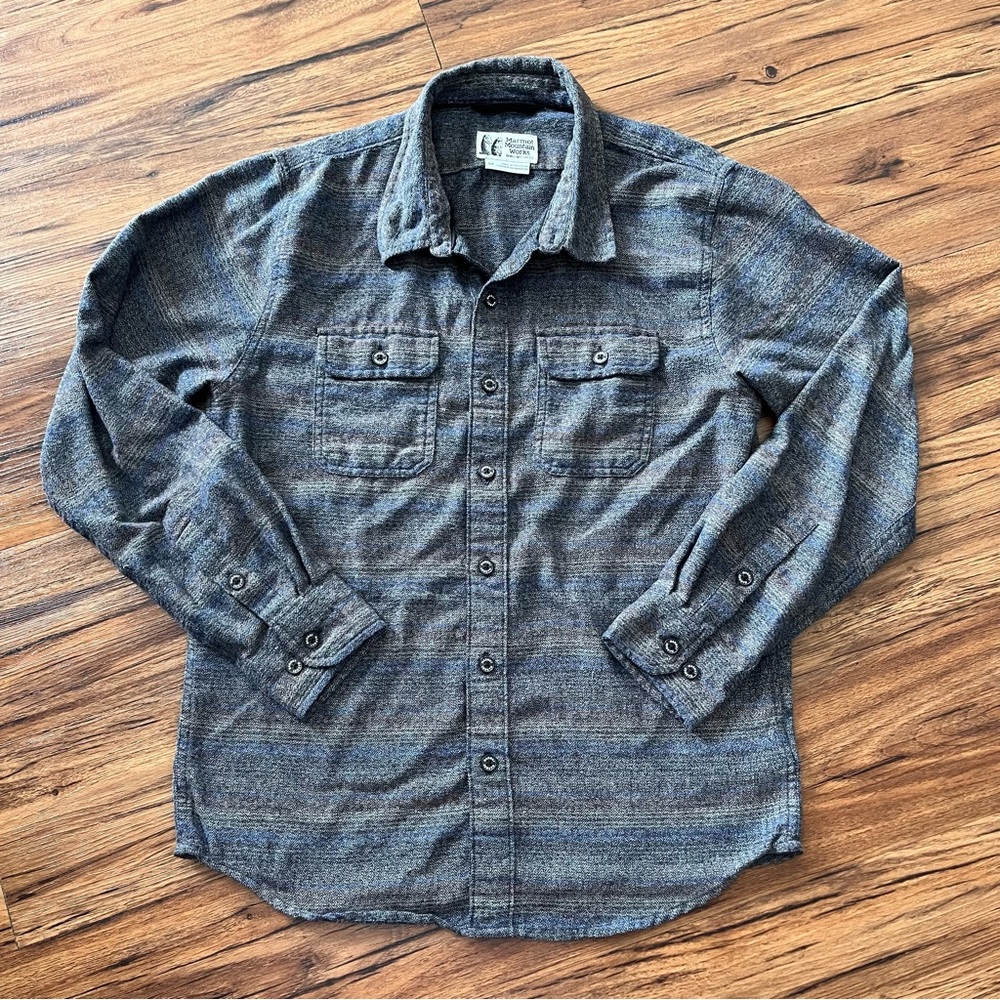 Marmot Mountain Works Size Small Fairfax Heathered Midwest Flannel Grey